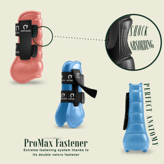 Pony UltraLight Deluxe Tendon Boot - Coral