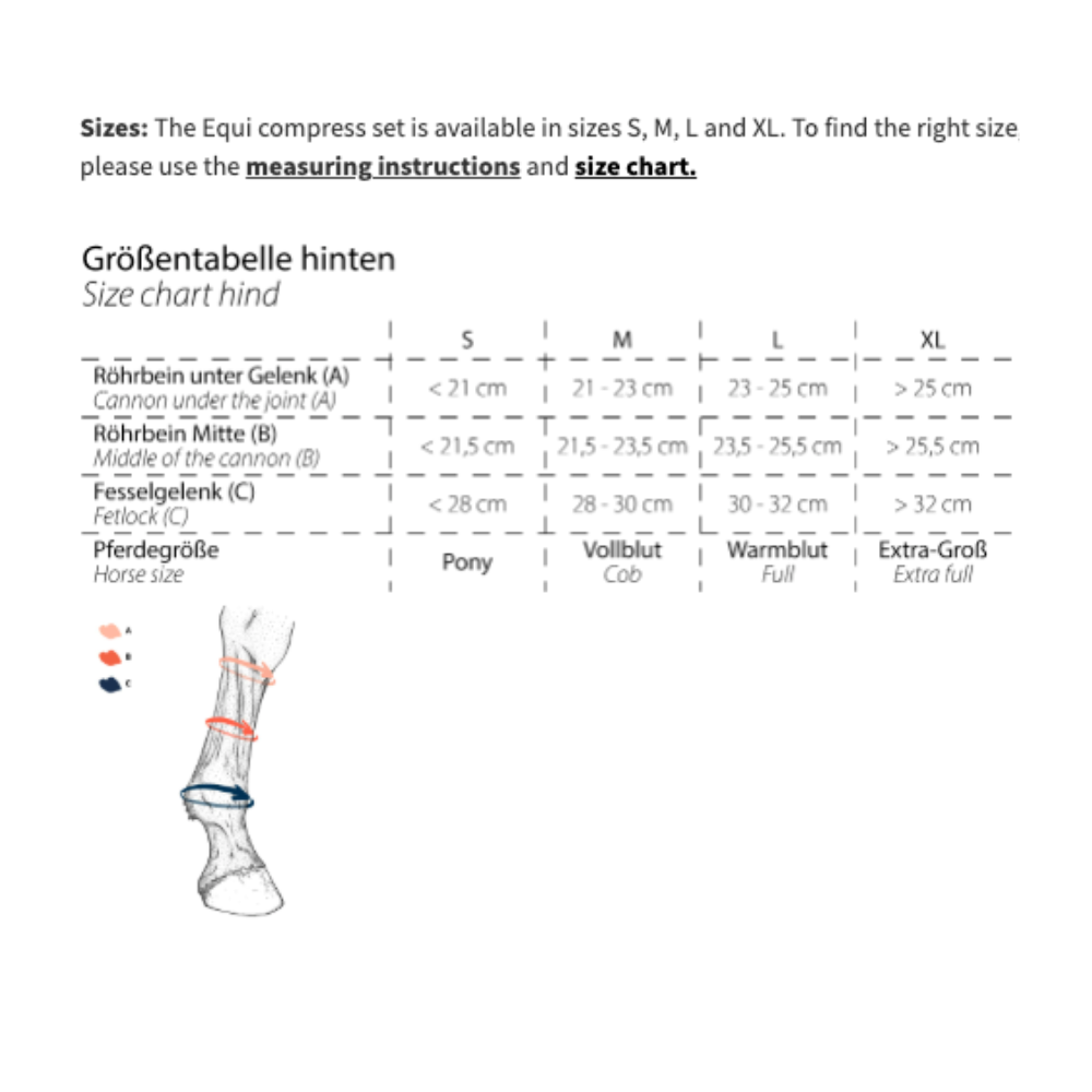 EQUI Compress Set Hind Legs