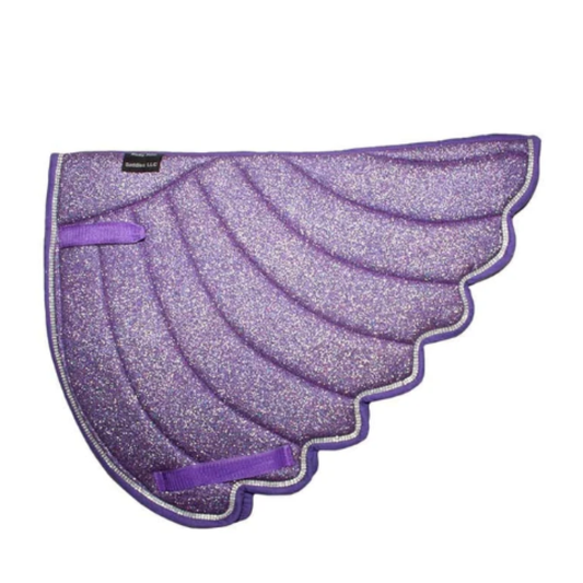 Unicorn Wing Glitter Saddle Pad – Royal Purple