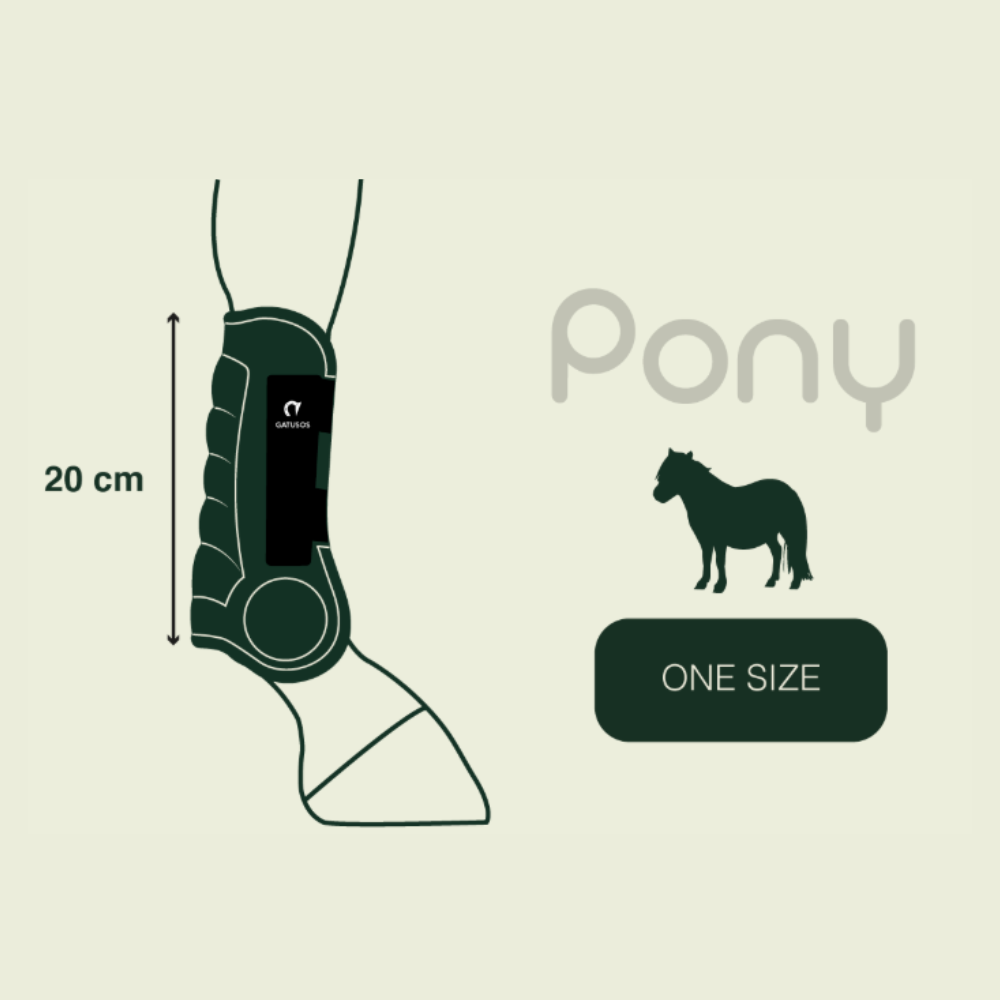 Pony UltraLight Deluxe Tendon Boot - Coral