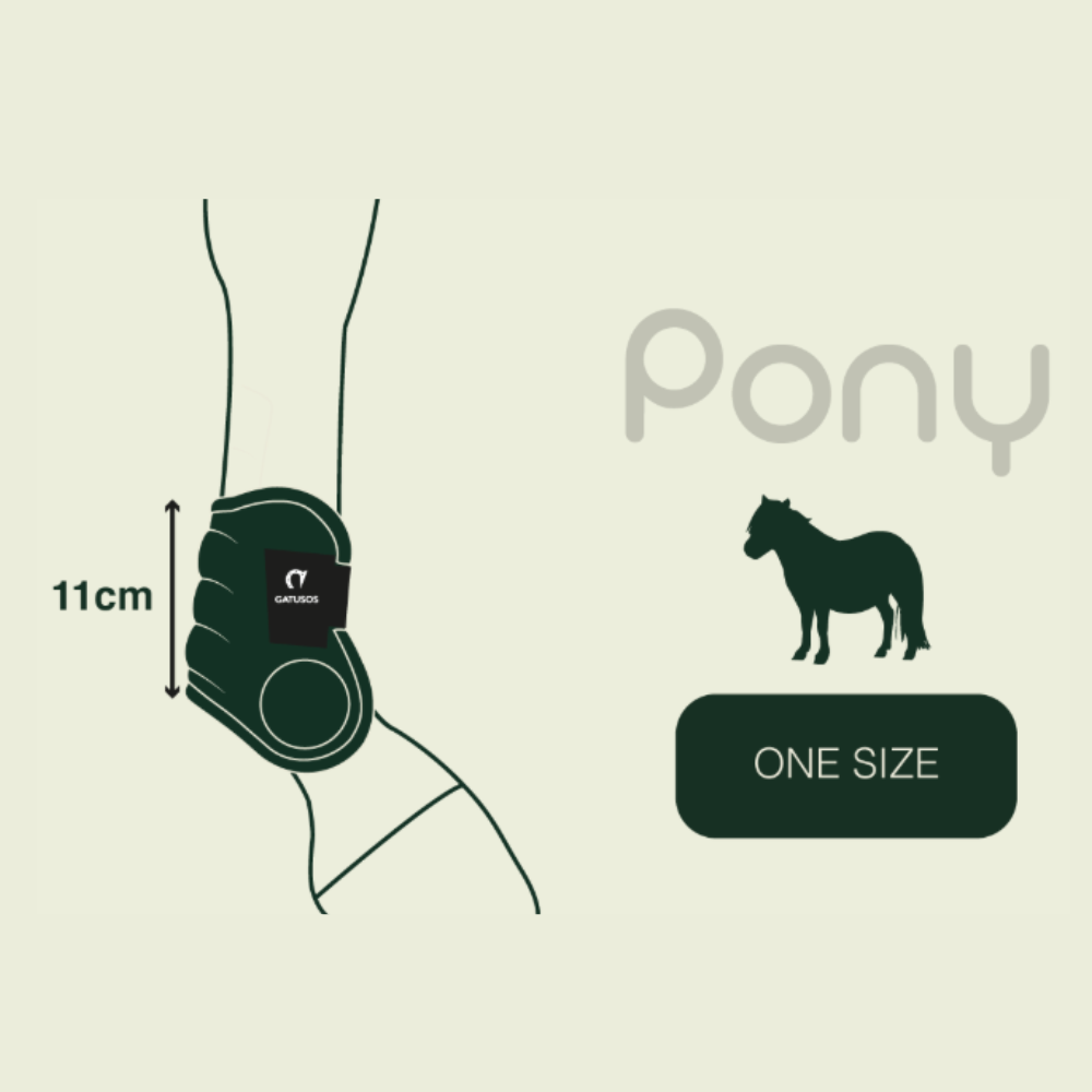 Pony UltraLight Deluxe Fetlock Boot - Blue