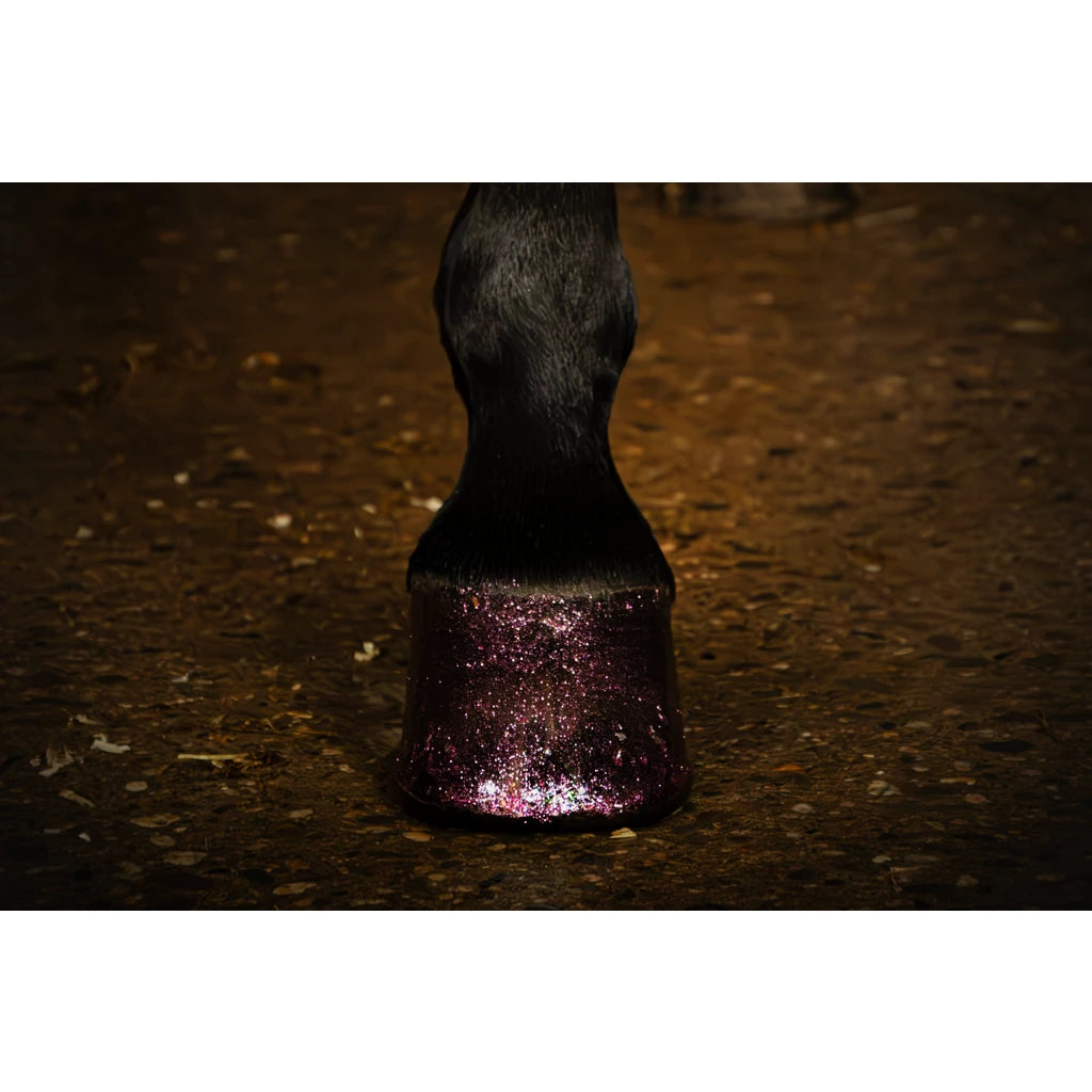 Excellent Horse Hi Gloss Glitter Hoof Polish Pink 150 ml