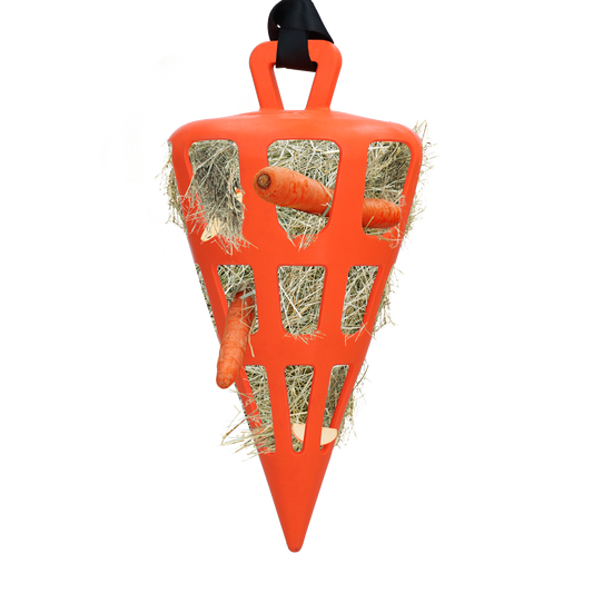 Hay Slow Feeder Fun & Flex Carrot - Orange