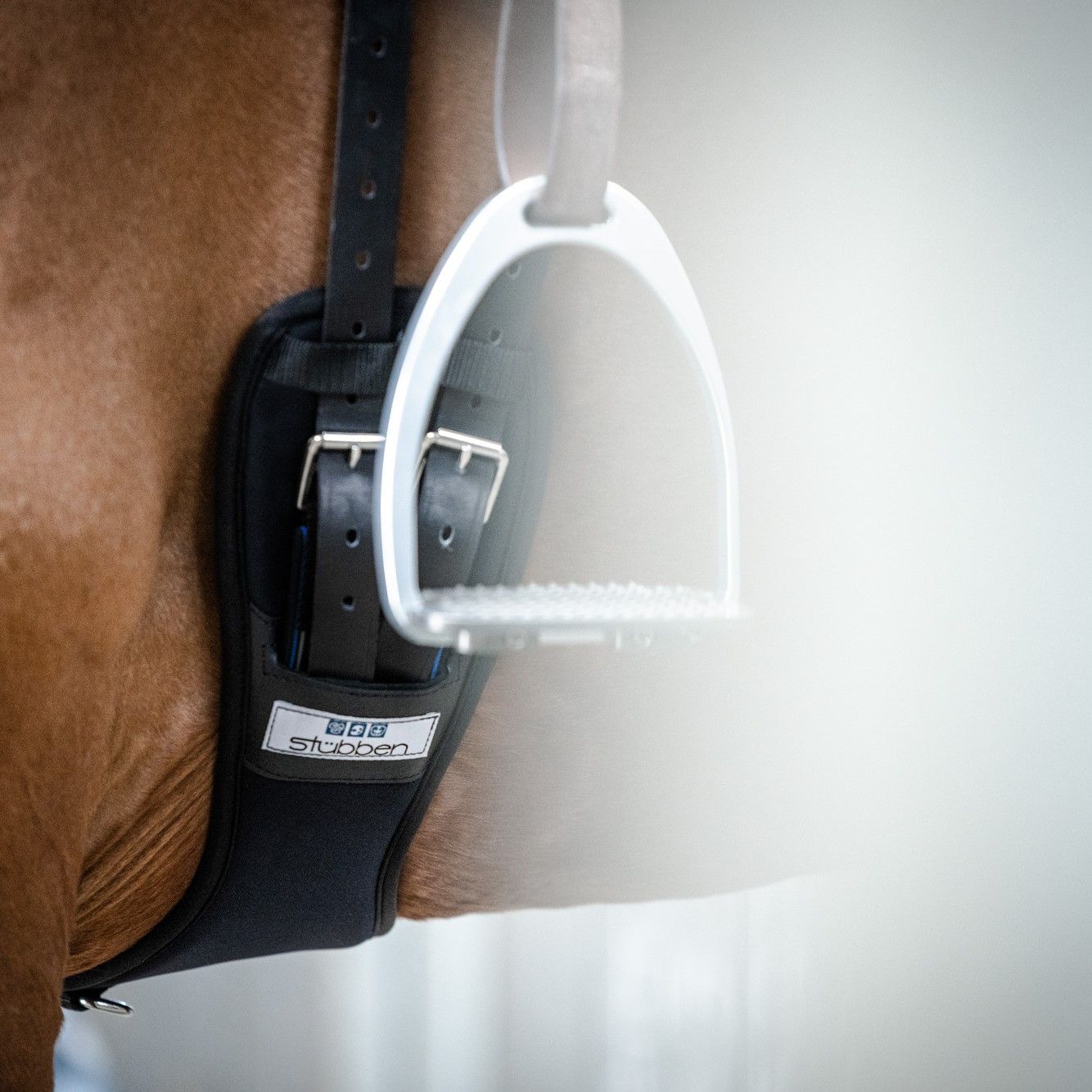 Neoprene Saddle Girth Coolmax Short with Elastic Ends